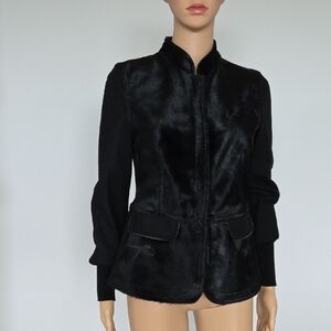 Rani Arabella Black Teddy Jacket M